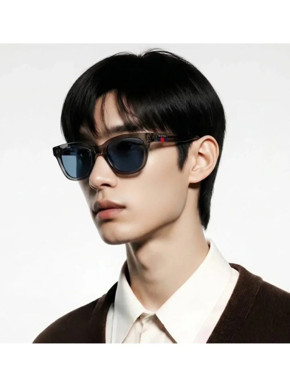 New Authentic Gucci GG1116S 003 51 Men's Sunglasses
